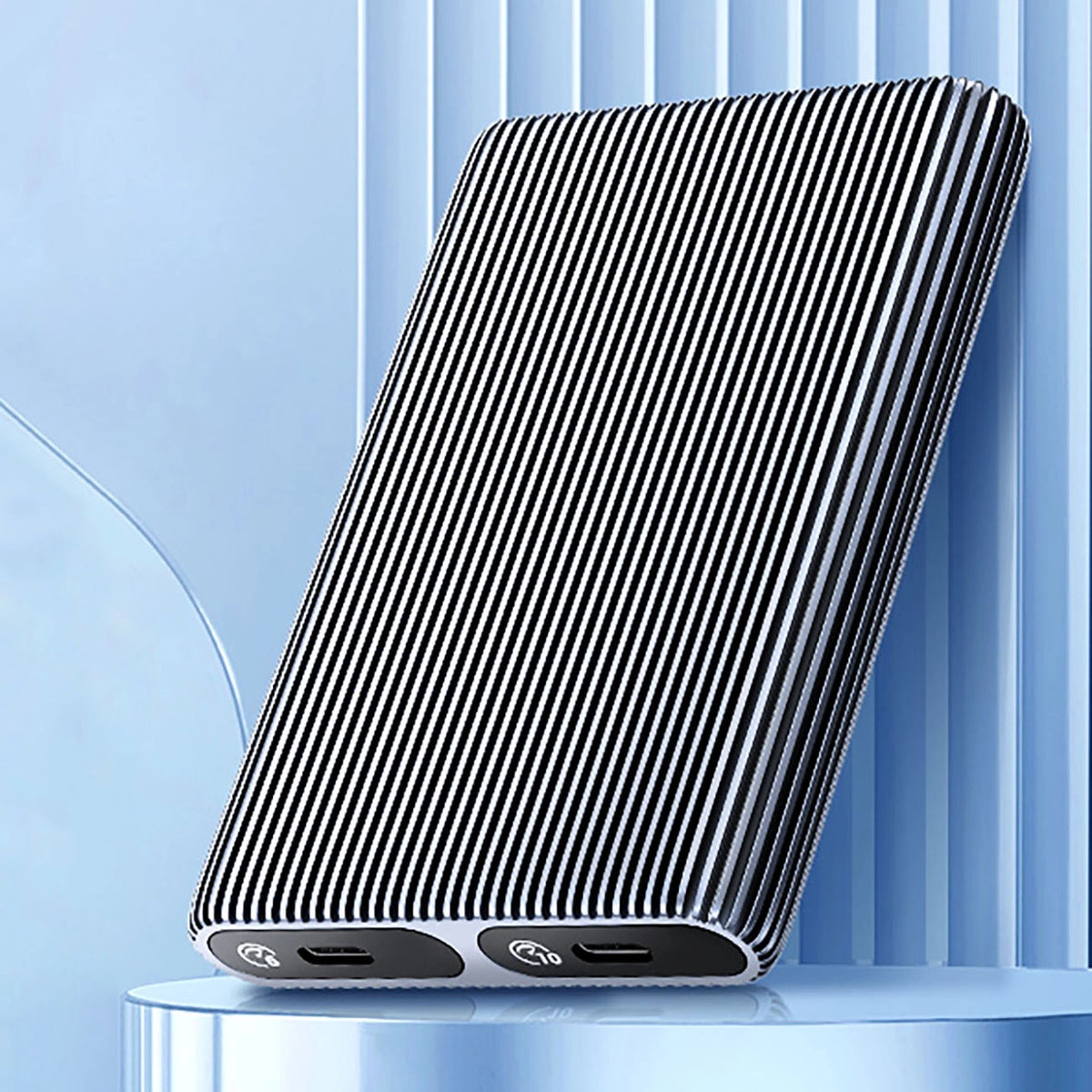 Kieszeń dyskowa podwójna na dwa dyski M.2 NVME USB-C 3.2 10Gb/s - szara – zdjęcie 3