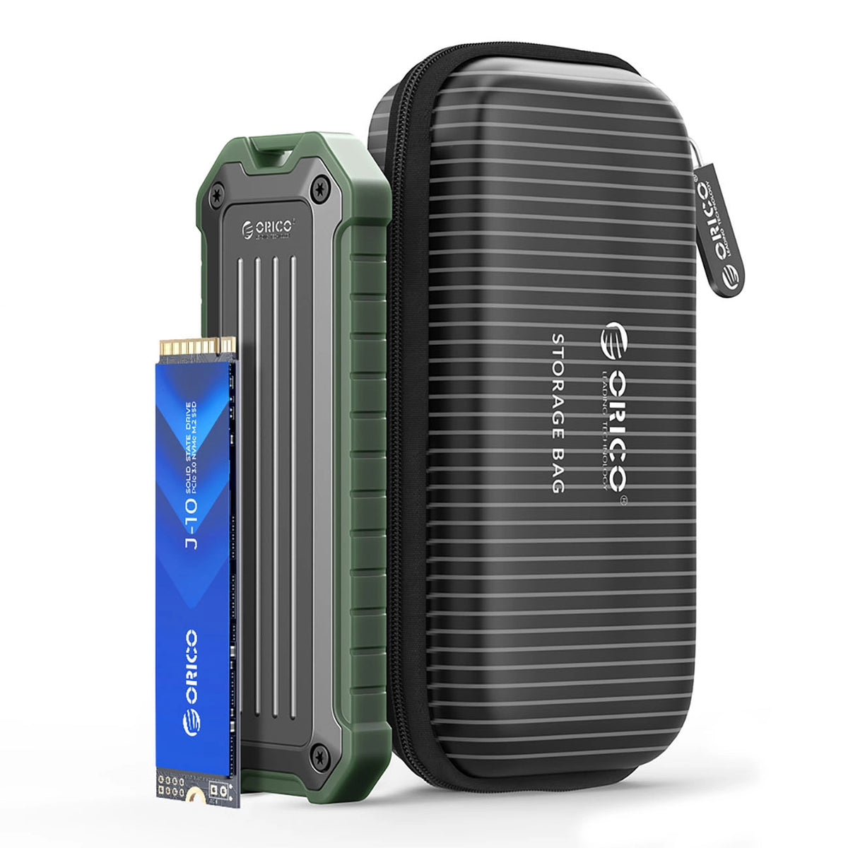 Wzmocniona kieszeń dyskowa Orico OTPX-G2 M.2 NVMe/SATA SSD USB-C 3.2 – zdjęcie 4