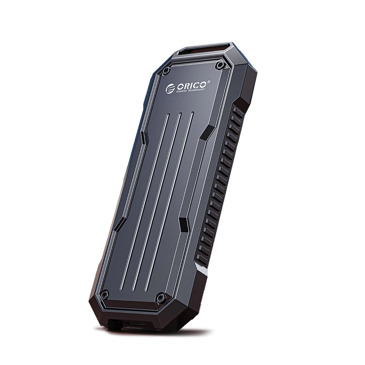 Wzmocniona kieszeń dyskowa Orico OXS2C3-G2 M.2 NVMe/SATA SSD USB-C - szara