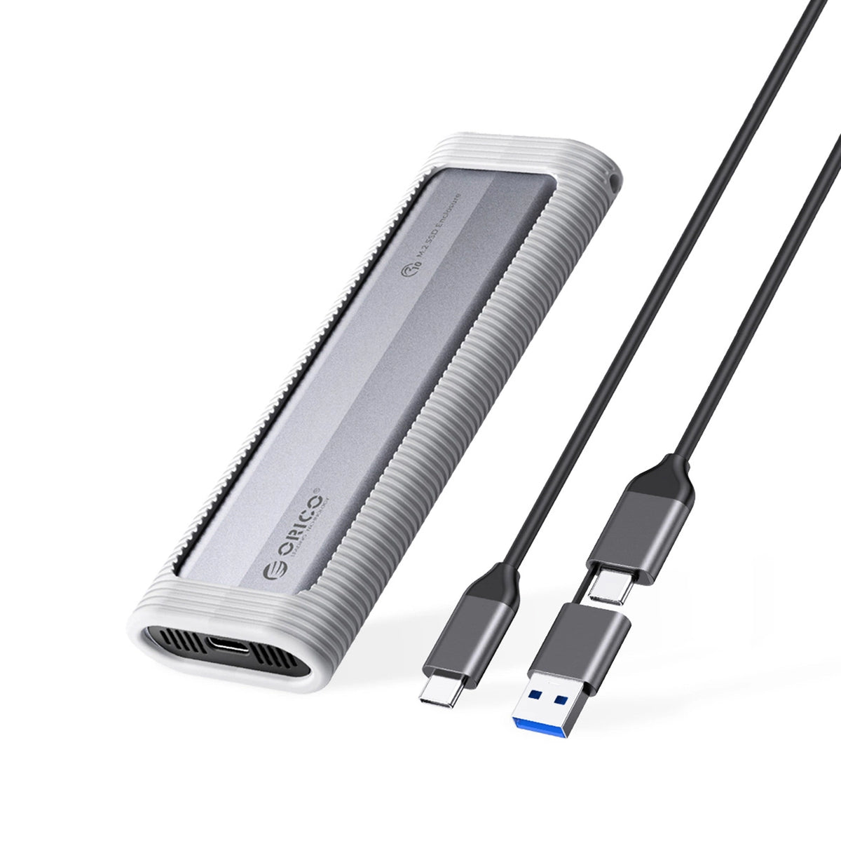 Kieszeń dyskowa Orico AXM2S-G2-V1 M.2 na USB-C 6Gb/s / 10Gb/s - szara