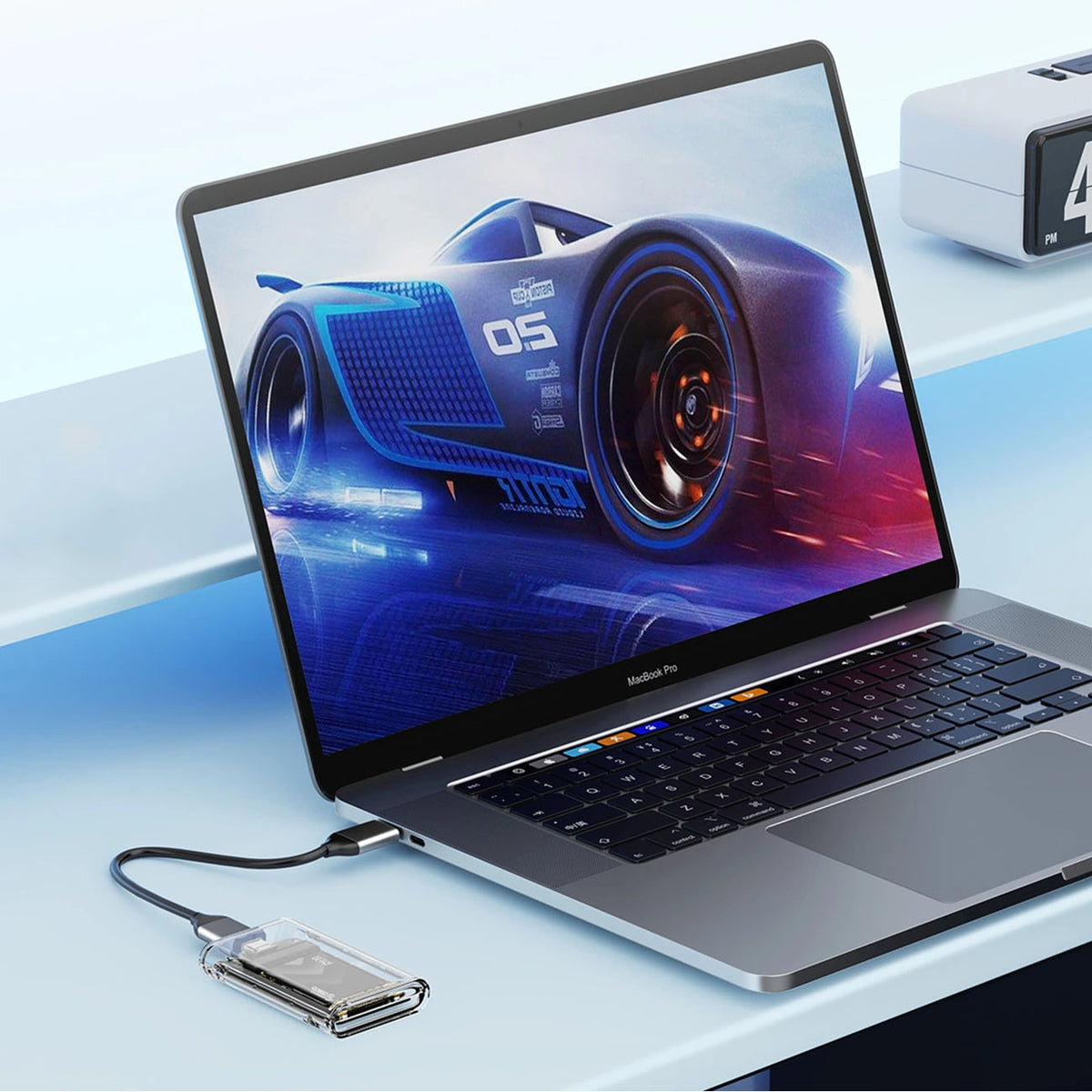 Kieszeń dyskowa Orico TC10-MS MSATA USB-C 3.2 5Gb/s - przezroczysta – zdjęcie 6