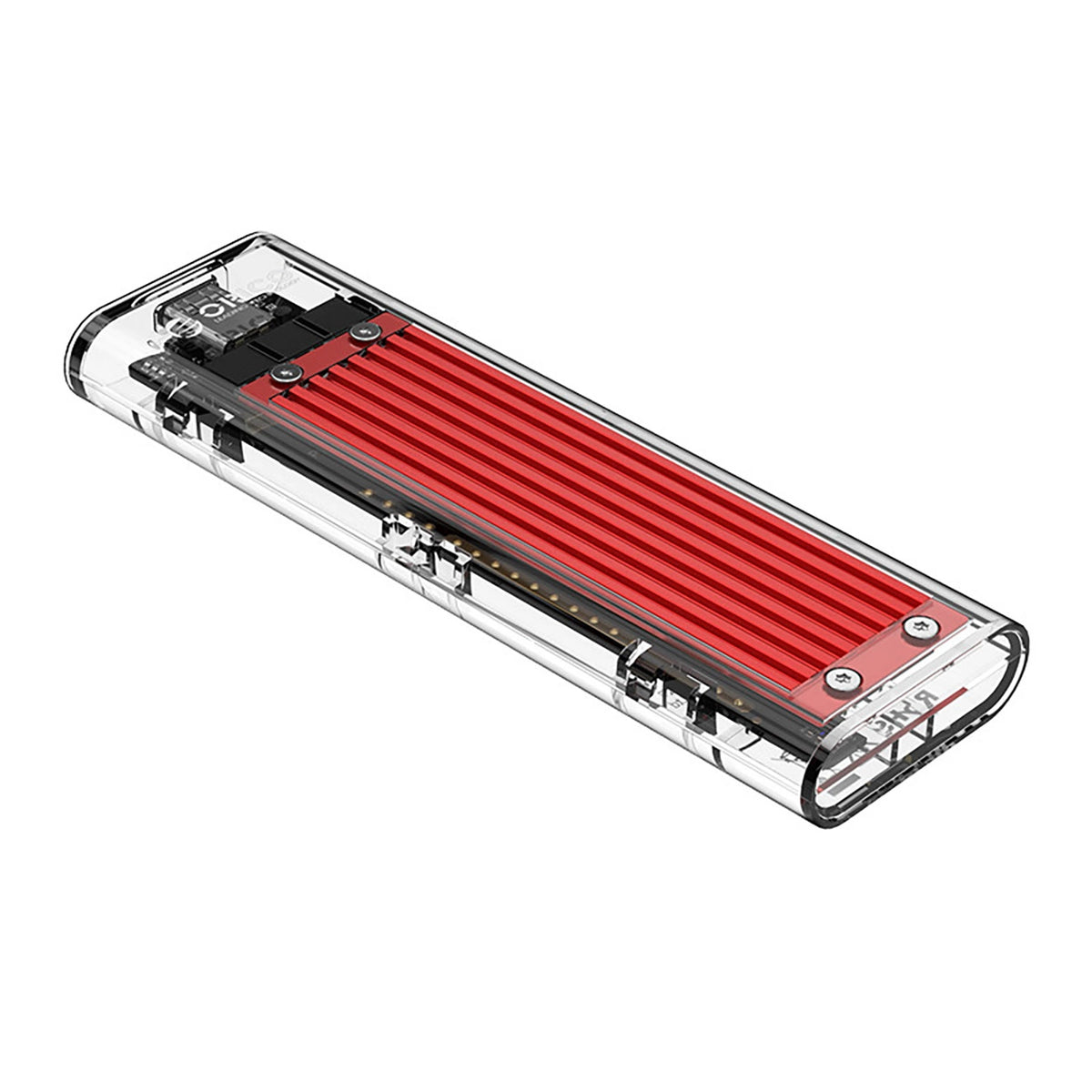Kieszeń dyskowa Orico TCM2-C3 M.2 NVME na USB-C 10Gb/s - czerwona – zdjęcie 2
