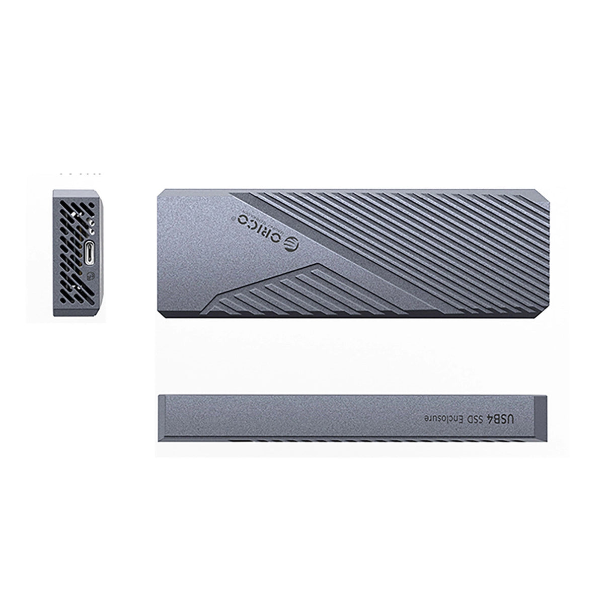 Kieszeń dyskowa Orico CNM2-G20 M.2 NVME USB-C 3.2 20Gb/s - szara – zdjęcie 2