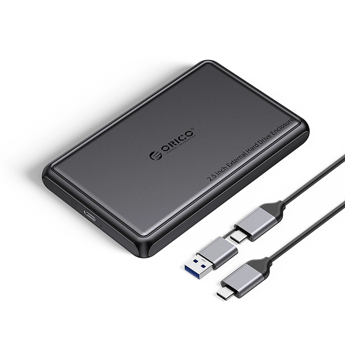 Kieszeń dyskowa Orico DDL25-C3 2,5" HDD/SSD USB-C 5Gb/s - czarna
