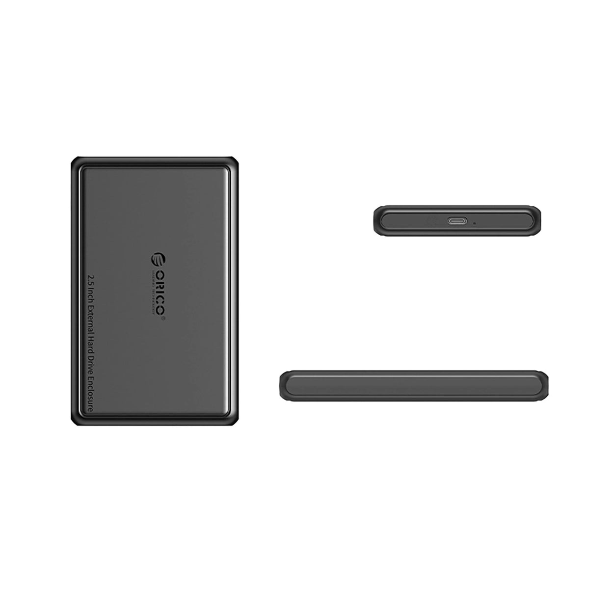 Kieszeń dyskowa Orico DDL25-C3 2,5" HDD/SSD USB-C 5Gb/s - czarna – zdjęcie 2