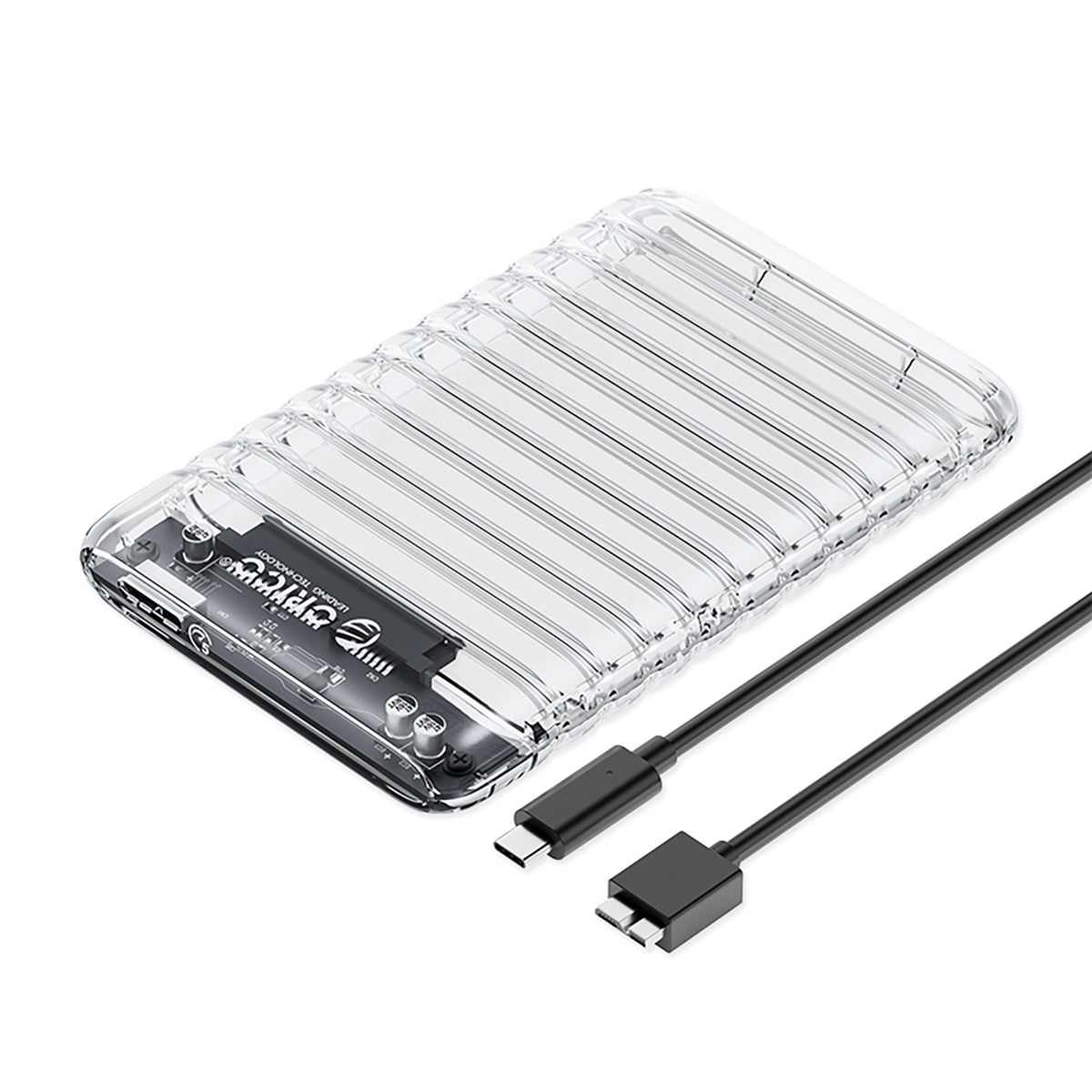Kieszeń dyskowa Orico 2139U3-V1 2,5" HDD/SSD USB Micro-B - przezroczysta
