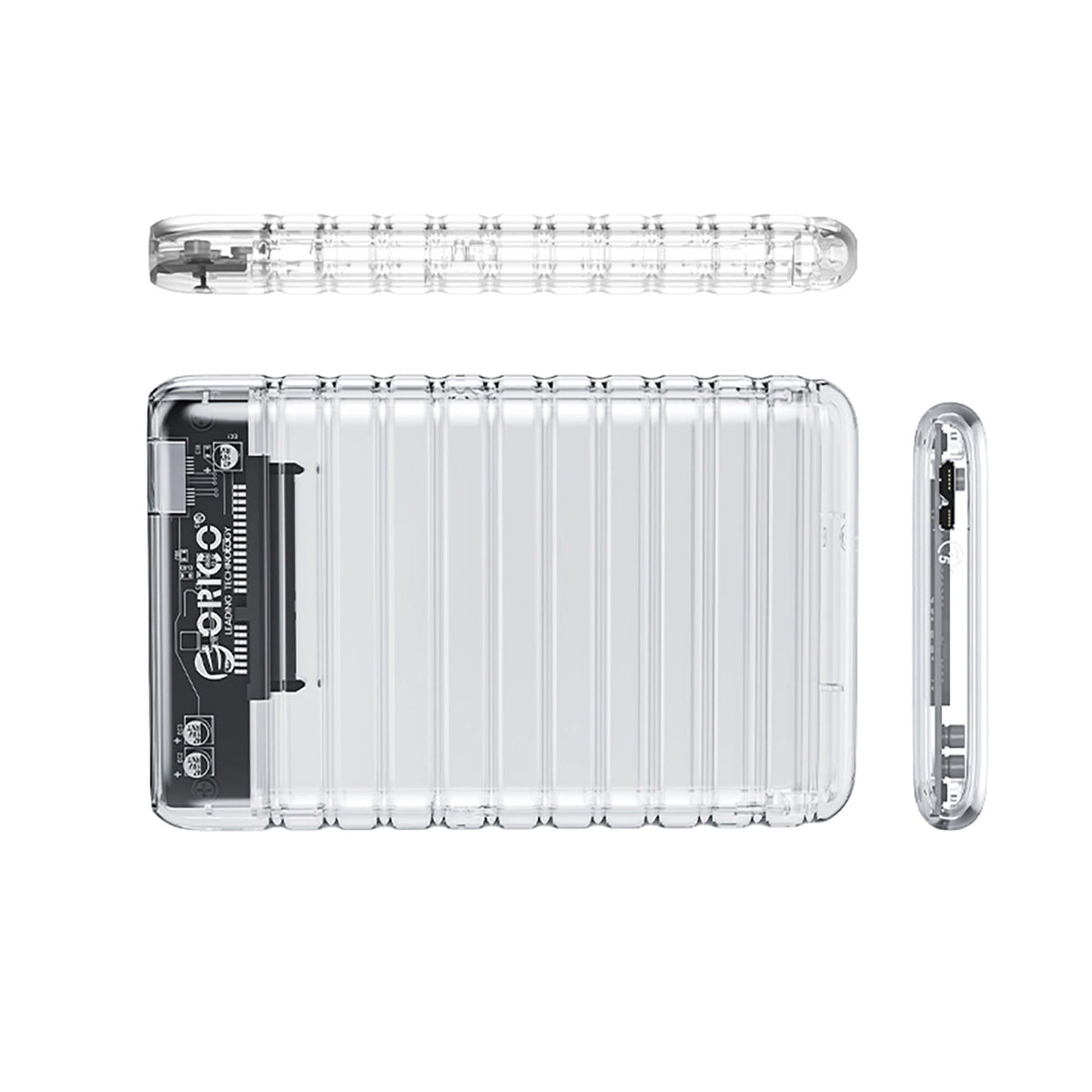 Kieszeń dyskowa Orico 2139U3-V1 2,5" HDD/SSD USB Micro-B - przezroczysta – zdjęcie 2