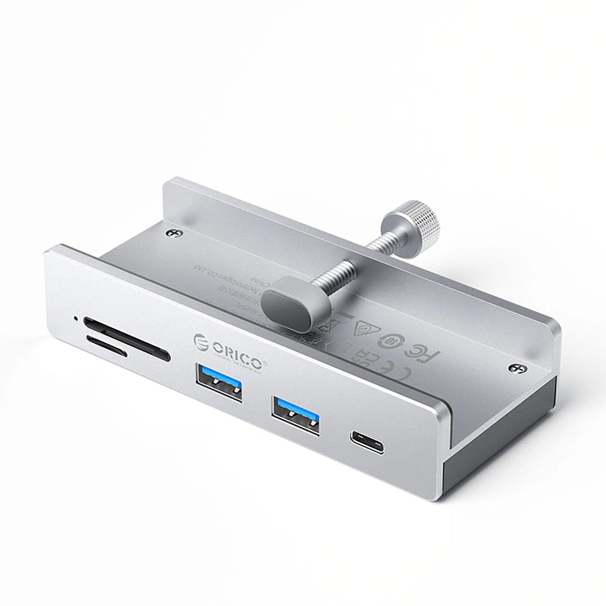 Hub Orico MH5PC na zacisk USB-C / 2x USB-A 3.2 + 1x USB-C 3.2 + 1x SD&TF