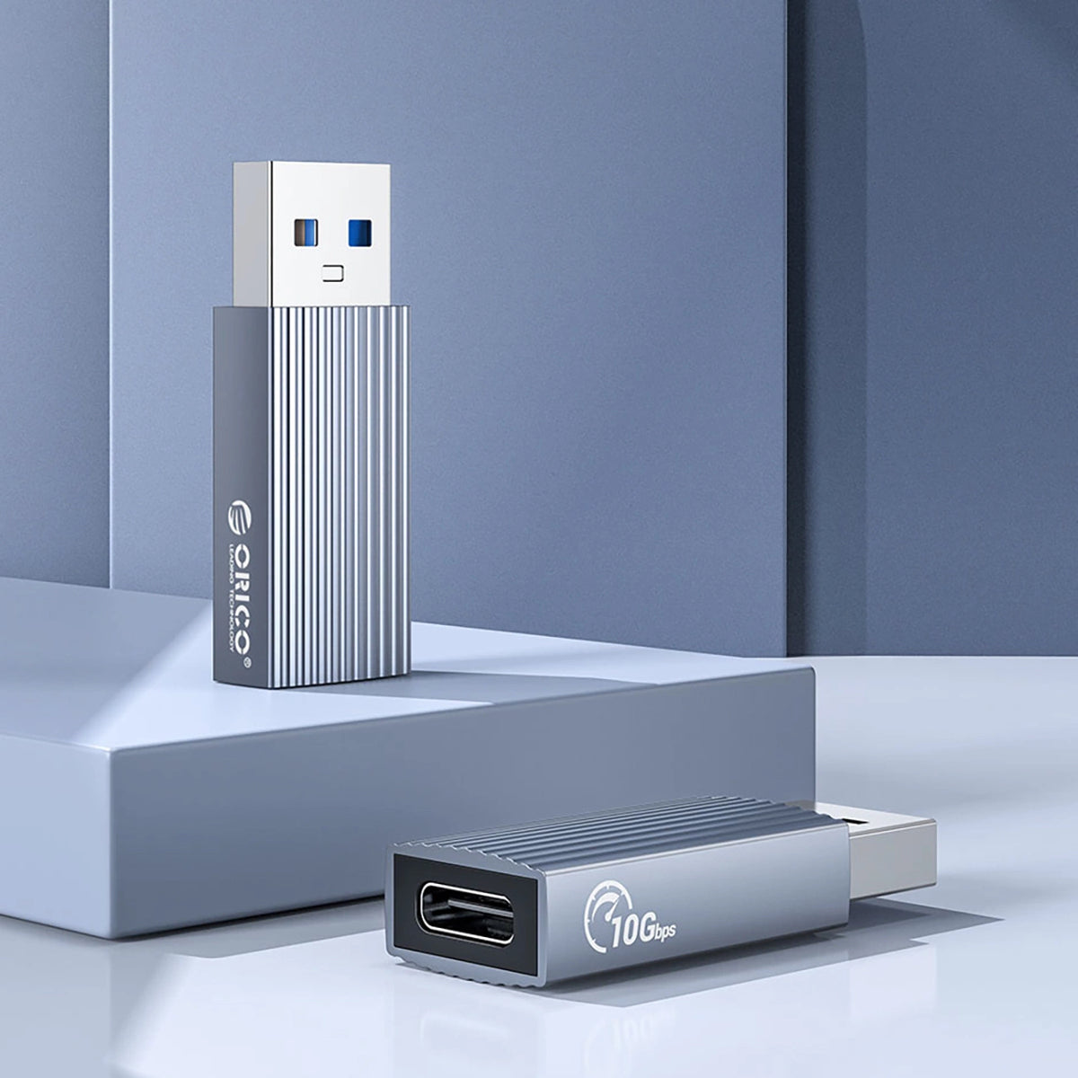 Adapter Orico AH-AC10 przejściówka USB-C na USB-A 3.1 - szary – zdjęcie 3