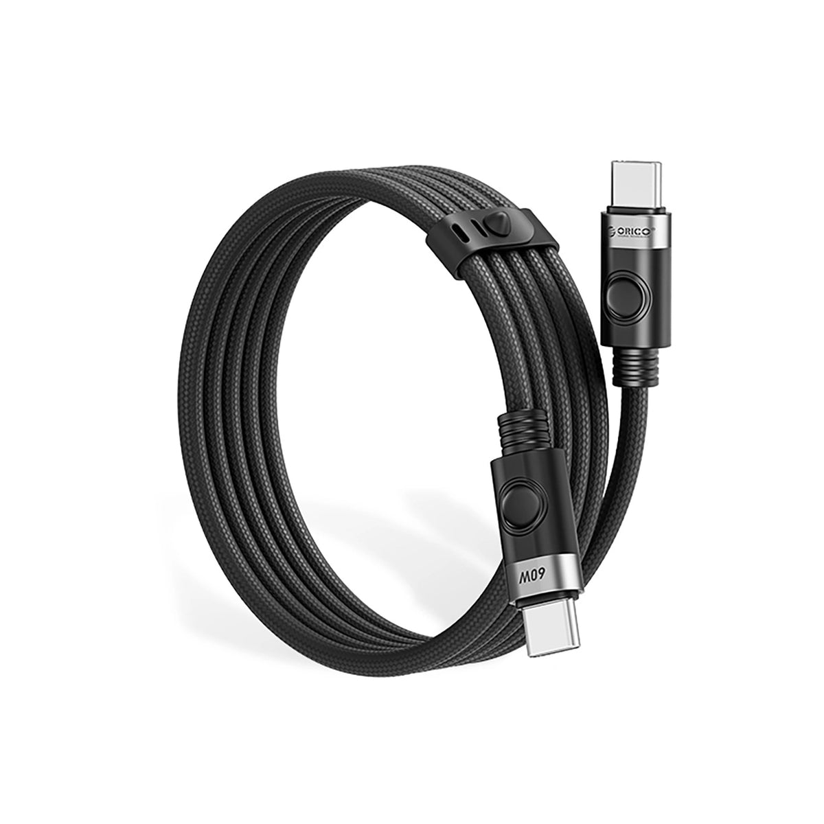 Kabel Orico CDX 60W 3A Power Delivery USB-C - USB-C 1m - czarny – zdjęcie 2