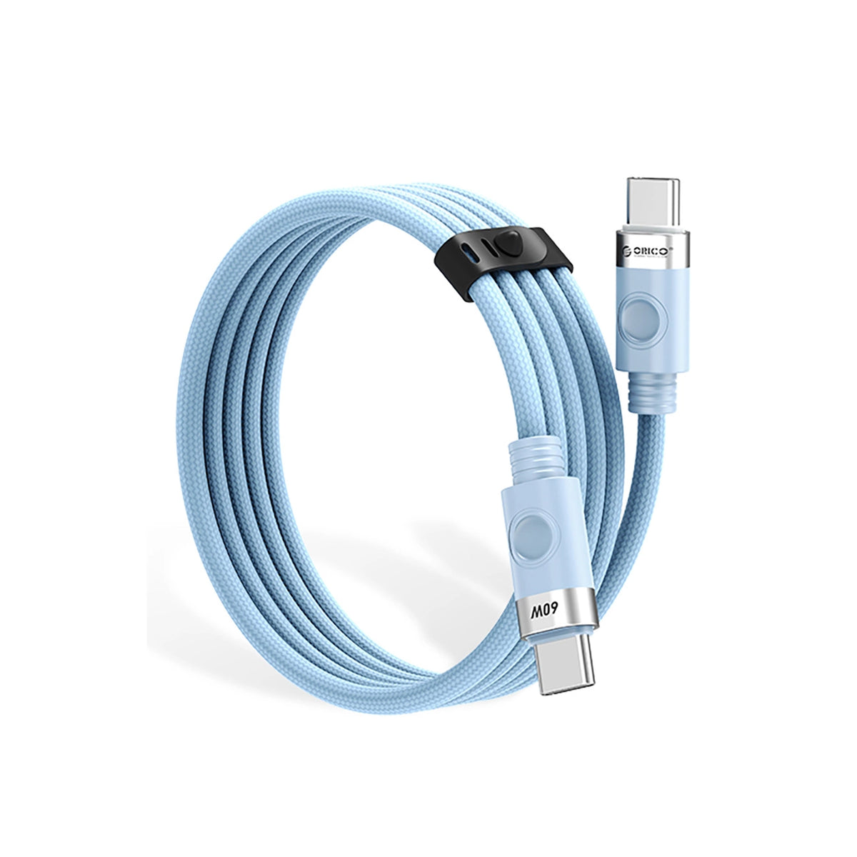 Kabel Orico CDX 60W 3A Power Delivery USB-C - USB-C 1m - niebieski – zdjęcie 2