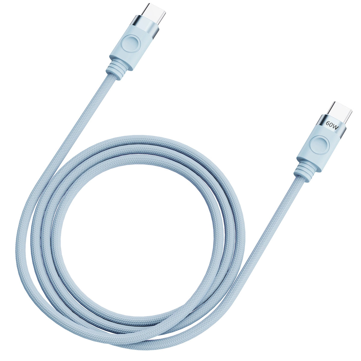 Kabel Orico CDX 60W 3A Power Delivery USB-C - USB-C 1m - niebieski – zdjęcie 3