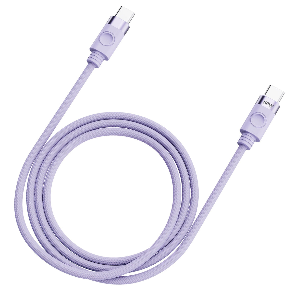 Kabel Orico CDX 60W 3A Power Delivery USB-C - USB-C 1m - fioletowy – zdjęcie 3