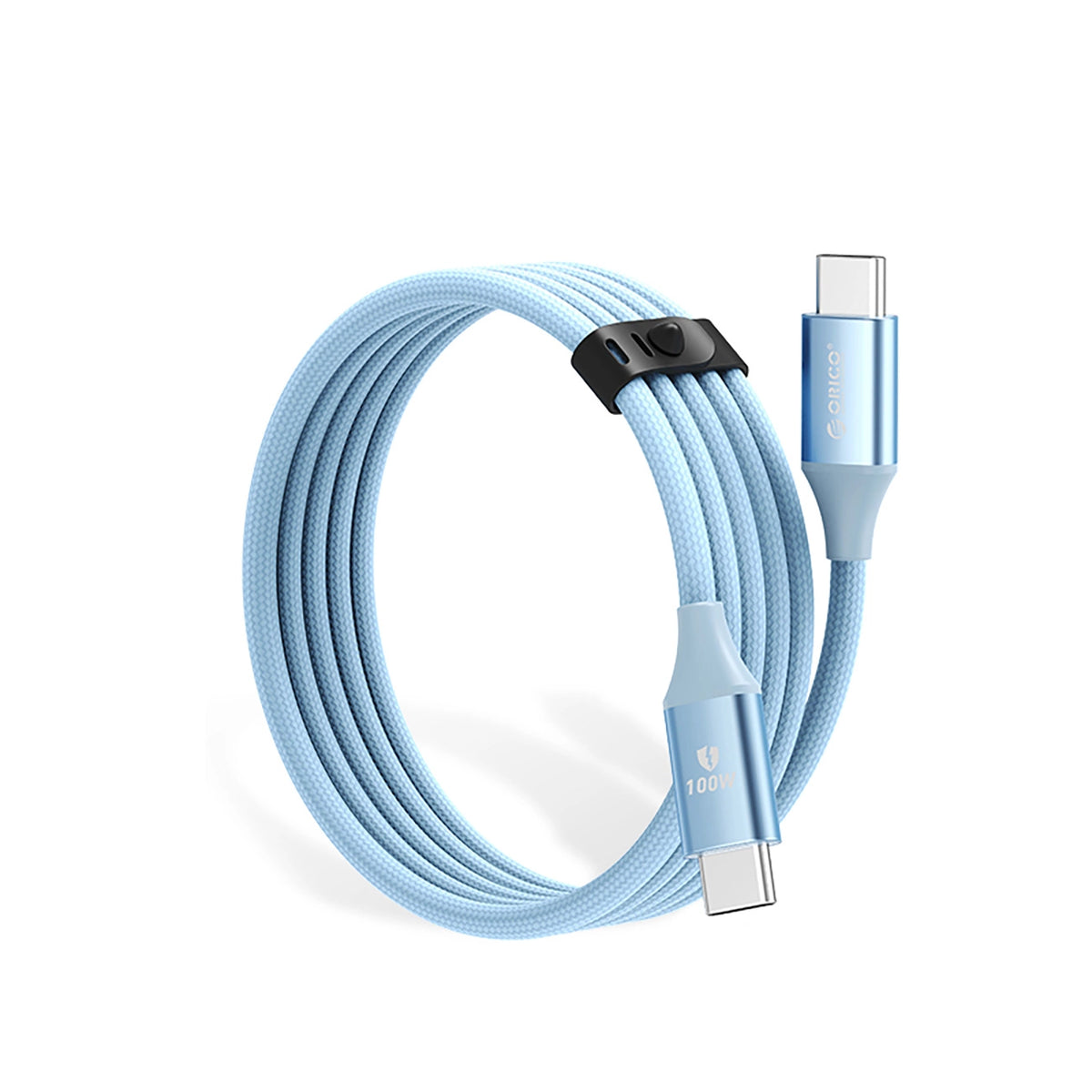 Kabel Orico CDX 100W 5A Power Delivery USB-C - USB-C 1m - niebieski – zdjęcie 2