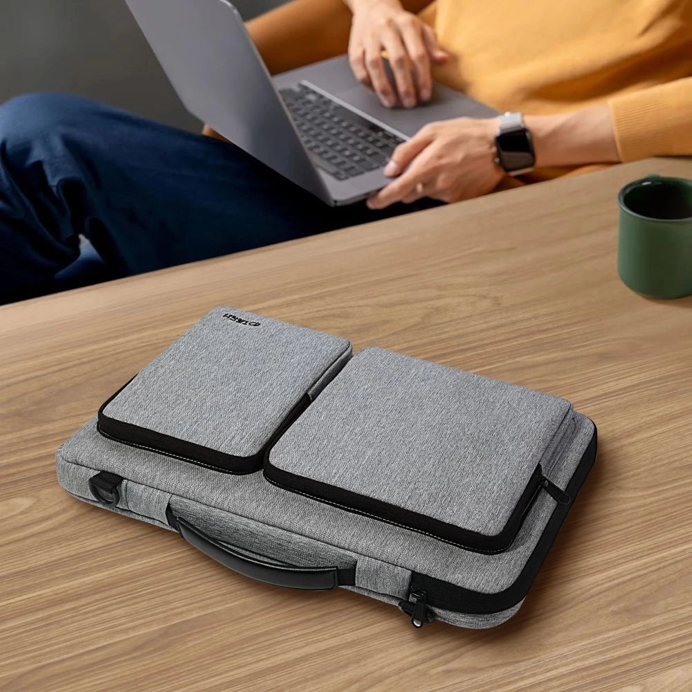 Torba na laptopa 13-14 Tech-Protect Defender Bag - szara – zdjęcie 11