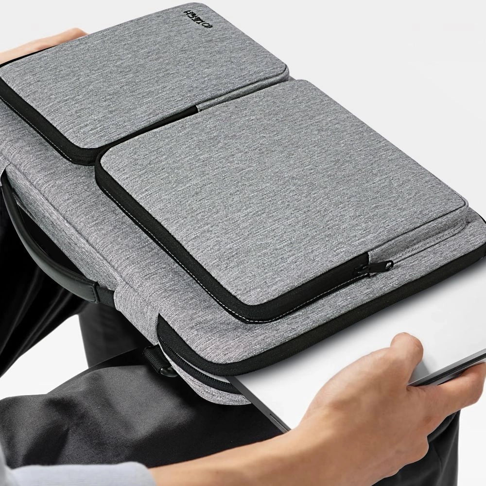 Torba na laptopa 13-14 Tech-Protect Defender Bag - szara – zdjęcie 9