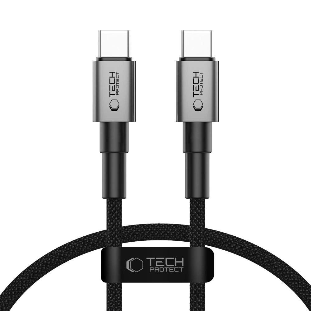 Kabel Tech-Protect UltraBoost DNA USB-C PD60W/3A 25 cm - szary