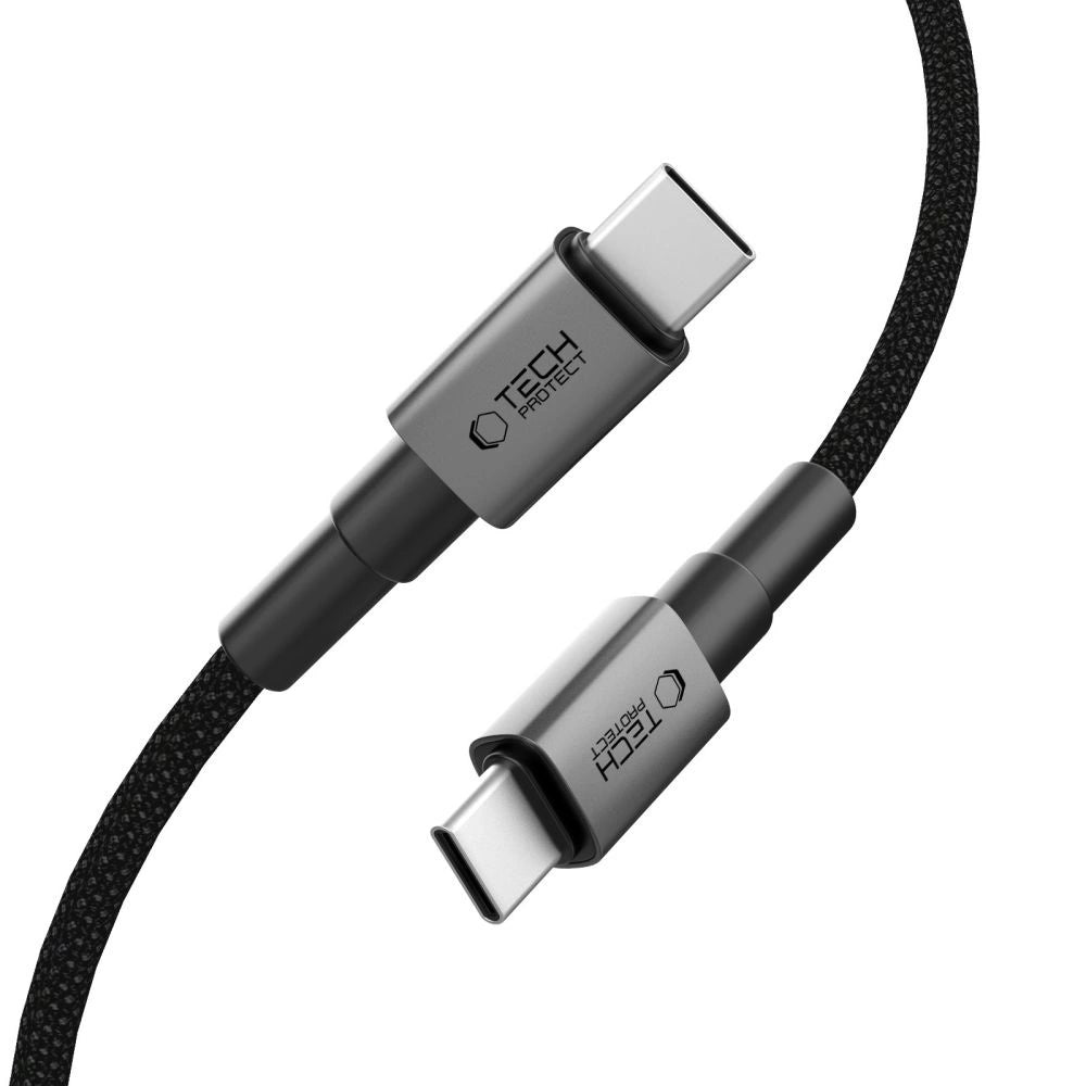 Kabel Tech-Protect UltraBoost DNA USB-C PD60W/3A 25 cm - szary – zdjęcie 2