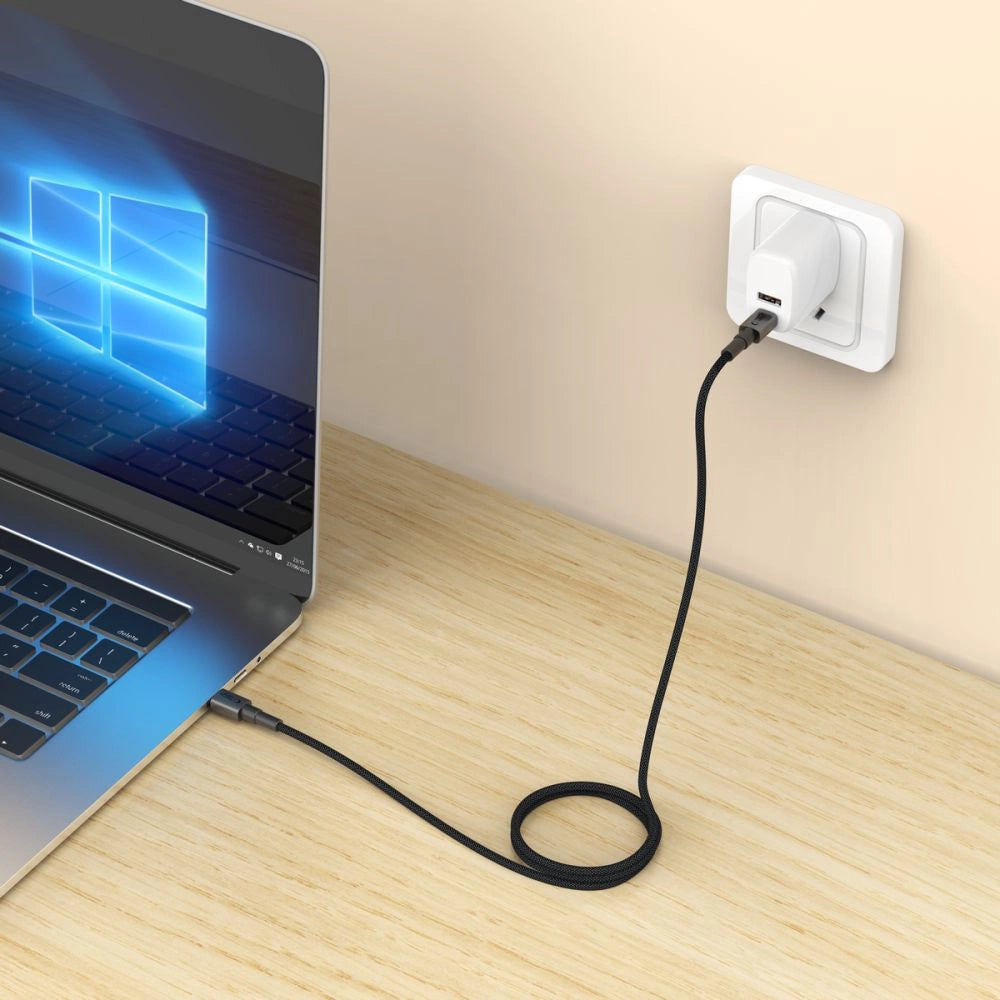 Kabel Tech-Protect UltraBoost DNA USB-C PD60W/3A 25 cm - szary – zdjęcie 6