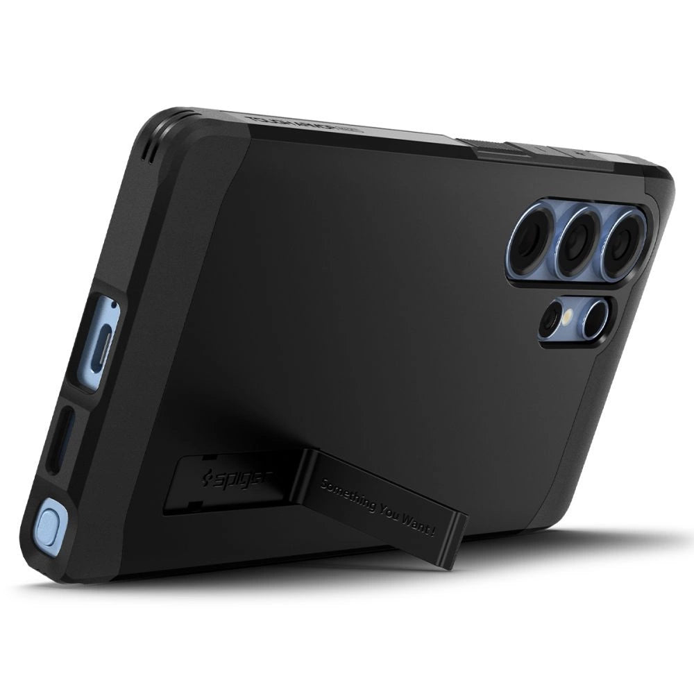 Etui Spigen Tough Armor MagSafe na Samsung Galaxy S25 Ultra - czarne – zdjęcie 10