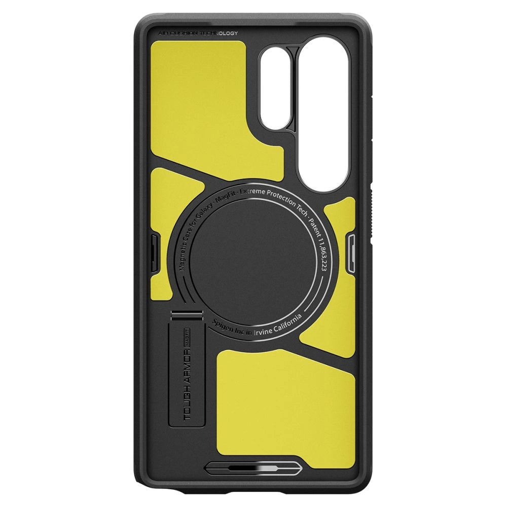 Etui Spigen Tough Armor MagSafe na Samsung Galaxy S25 Ultra - czarne – zdjęcie 3