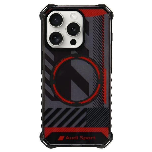 Etui Audi IML Sport MagSafe Case na iPhone 15 Pro 6.1" - czarne