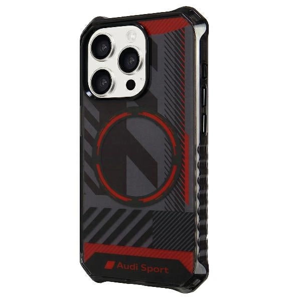 Etui Audi IML Sport MagSafe Case na iPhone 15 Pro 6.1" - czarne – zdjęcie 2