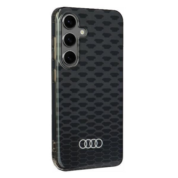 Etui Audi IML Stitching Pattern MagSafe Case na Samsung Galaxy S24 - czarne – zdjęcie 3