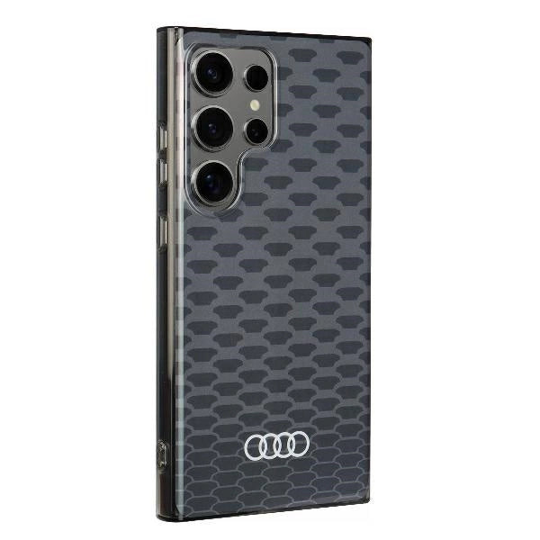 Etui Audi IML Stitching Pattern na Samsung Galaxy S24 Ultra - czarne – zdjęcie 2
