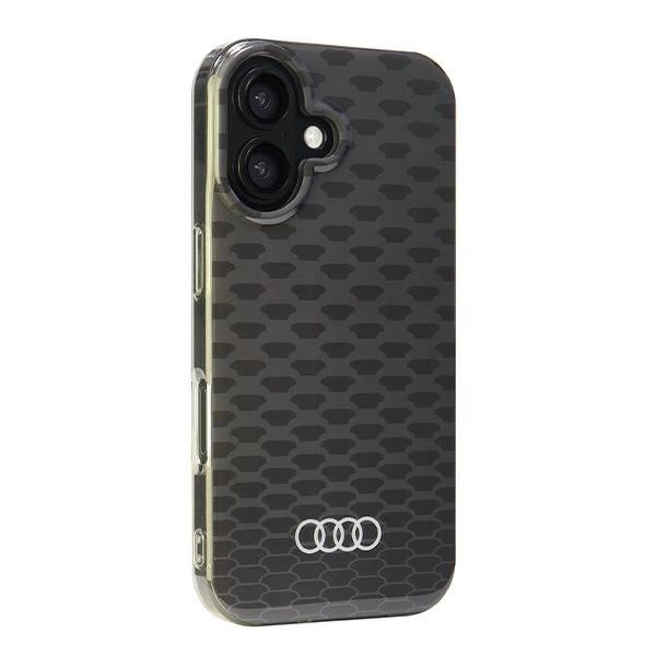 Etui Audi IML Stitching Pattern MagSafe na iPhone 16 6.1" - czarne – zdjęcie 2