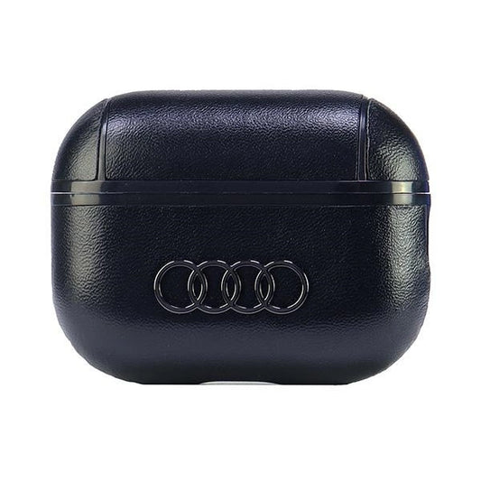 Etui Audi Leather Big Logo na AirPods Pro 2 - czarne