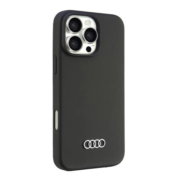 Etui Audi Silicone Case na iPhone 16 Pro Max 6.9" - czarne – zdjęcie 2