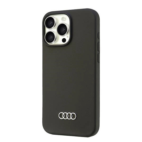 Etui Audi Silicone Case na iPhone 16 Pro Max 6.9" - czarne – zdjęcie 3
