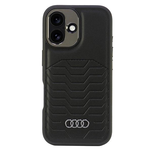 Etui Audi Synthetic Leather MagSafe na iPhone 16 Plus 6.7" - czarne