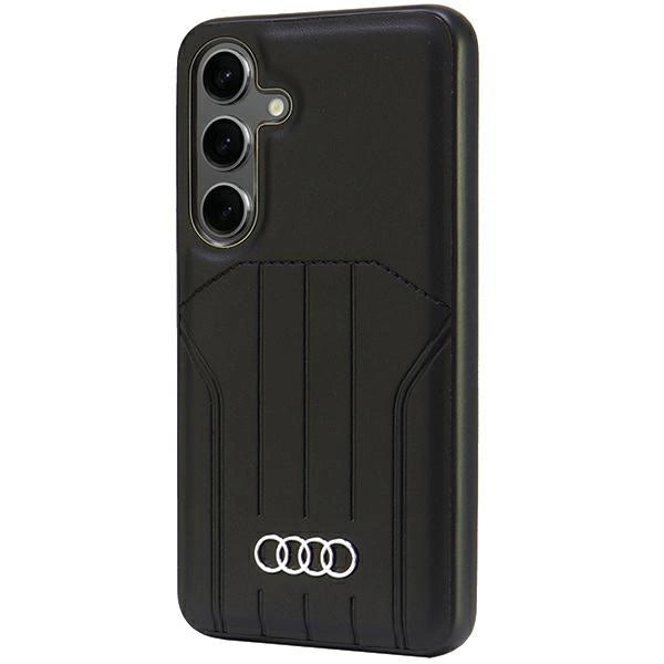 Etui Audi Synthetic Leather MagSafe na Samsung Galaxy S24 - czarne – zdjęcie 2