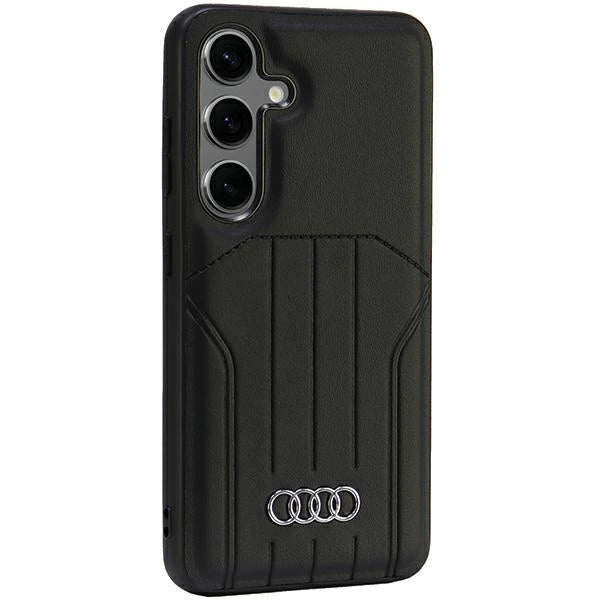 Etui Audi Synthetic Leather MagSafe na Samsung Galaxy S24 - czarne – zdjęcie 3