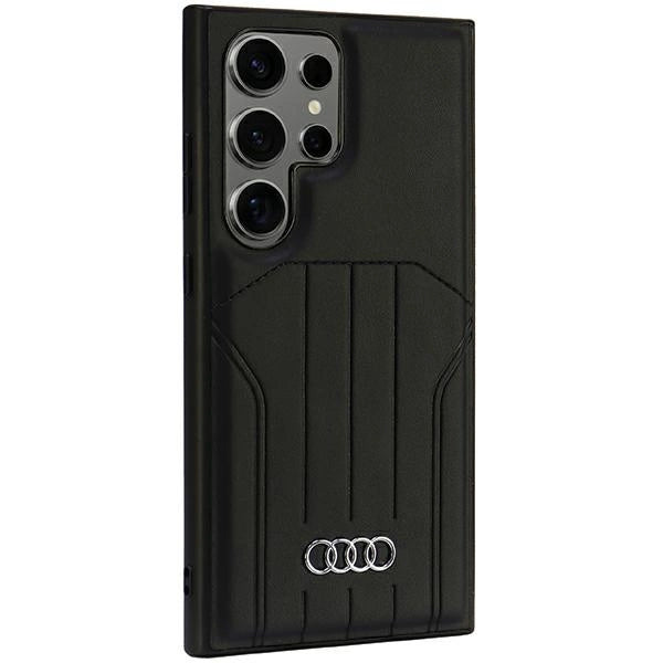 Etui Audi Synthetic Leather MagSafe na Samsung Galaxy S24 Ultra - czarne