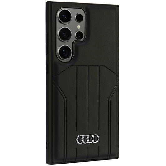 Etui Audi Synthetic Leather MagSafe na Samsung Galaxy S24 Ultra - czarne