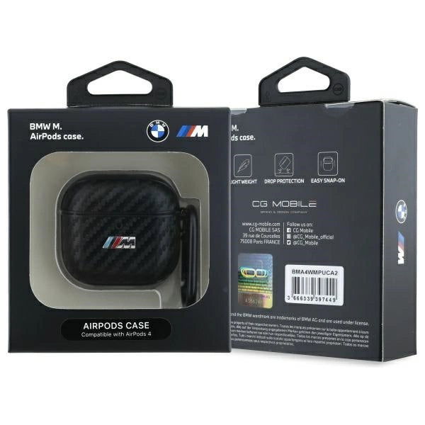 Etui BMW Carbon M Collection na AirPods 4 - czarne – zdjęcie 3