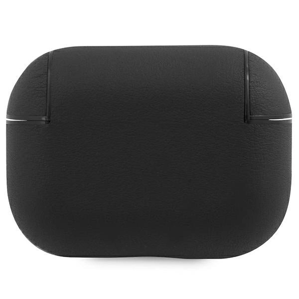 Etui BMW Geniune Leather Silver Logo na AirPods Pro 2 (2022/2023) - czarne – zdjęcie 2