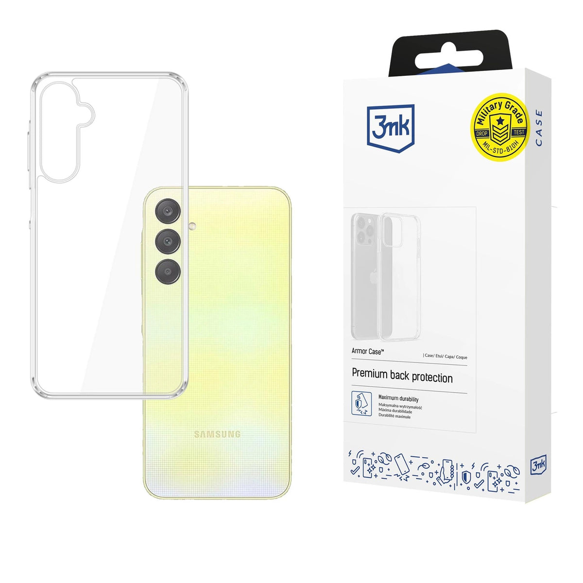 Etui 3mk Armor Case na Samsung Galaxy A26 5G - przezroczyste
