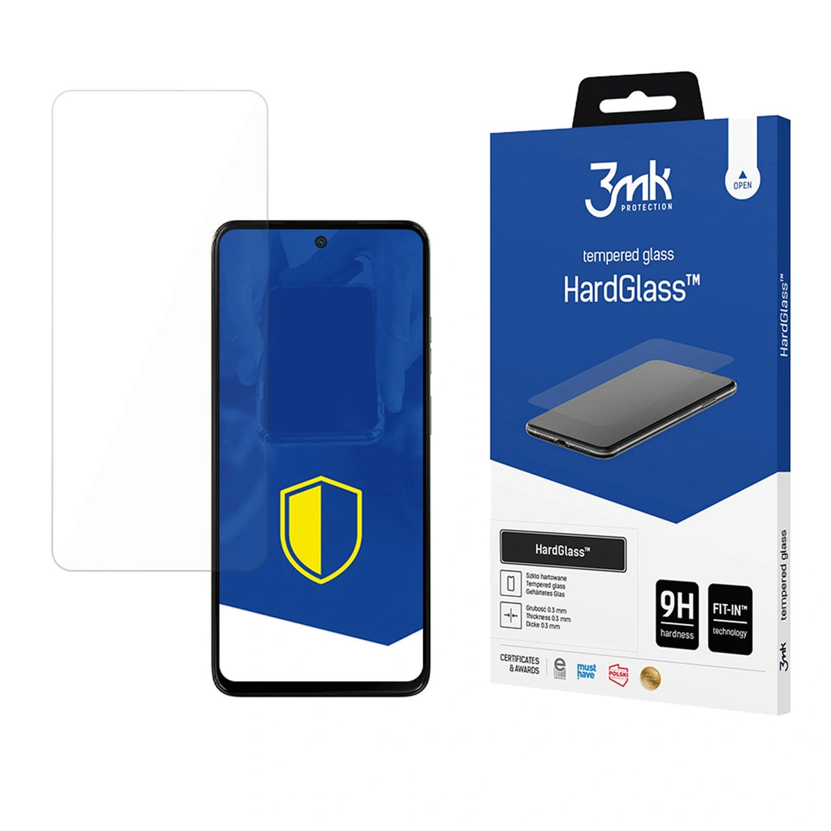 Szkło hartowane 3mk HardGlass na Motorola Moto G15 / G15 Power / G05 / E15