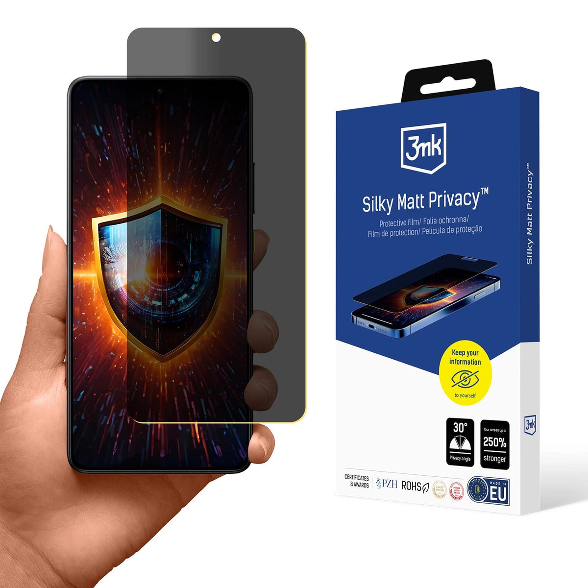 Folia prywatyzująca 3mk Silky Matt Privacy na Xiaomi Poco X7 Pro