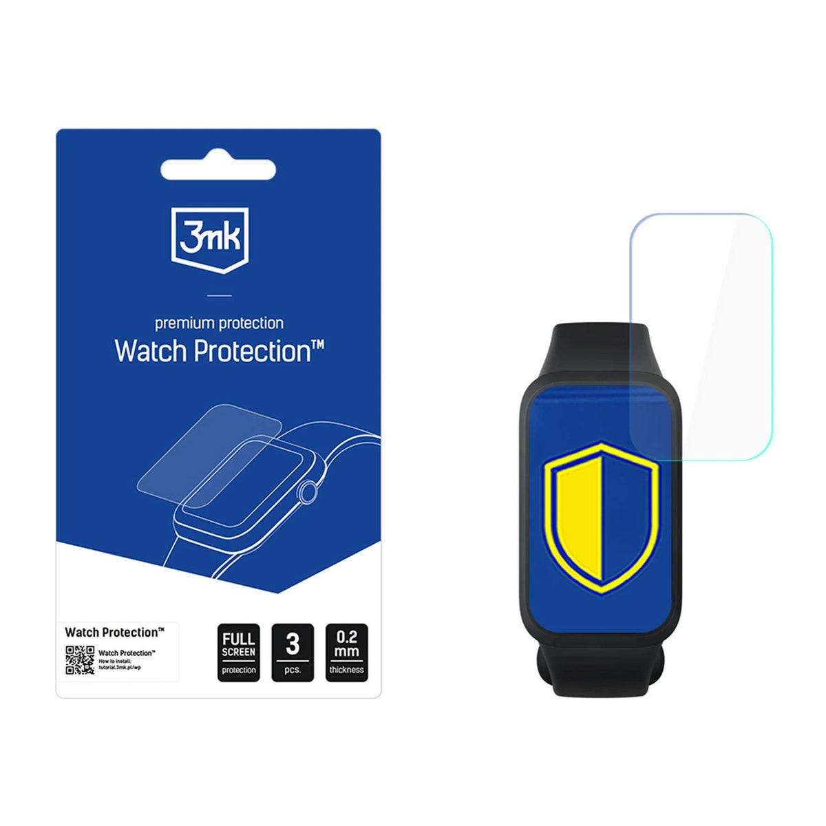 Szkło na ekran smartwatcha 3mk Watch na Xiaomi Smart Band 9 Active