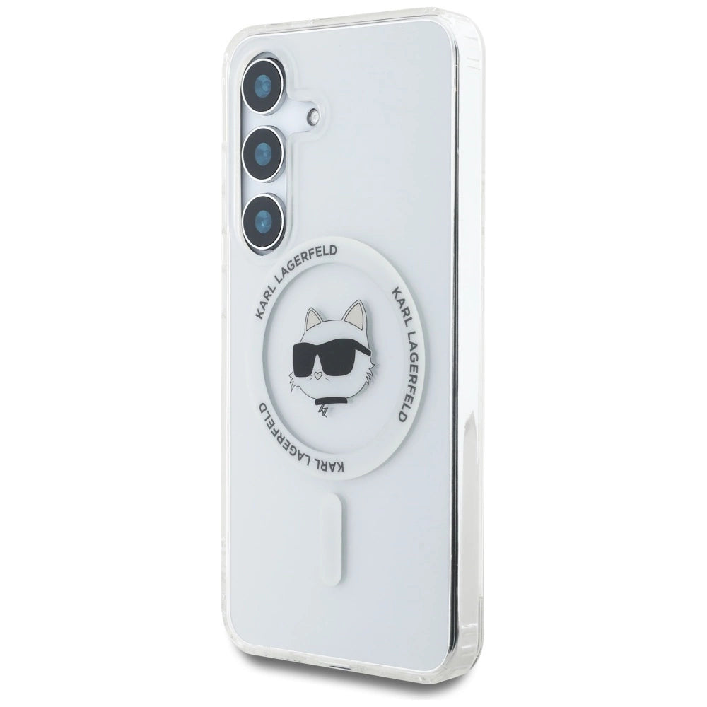 Etui Karl Lagerfeld Button Choupette Head Printed Logo MagSafe Samsung – zdjęcie 2