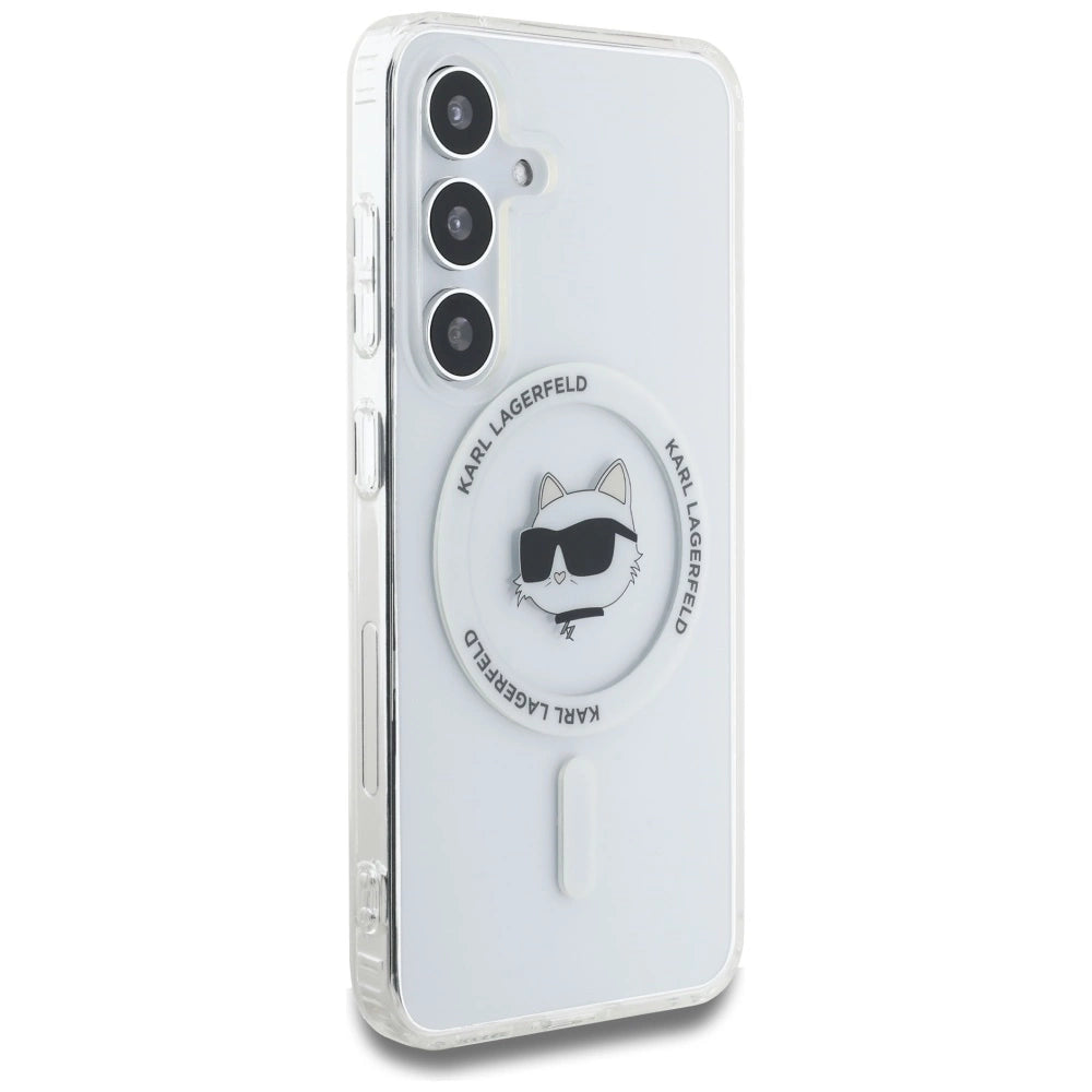 Etui Karl Lagerfeld Button Choupette Head Printed Logo MagSafe Samsung – zdjęcie 4