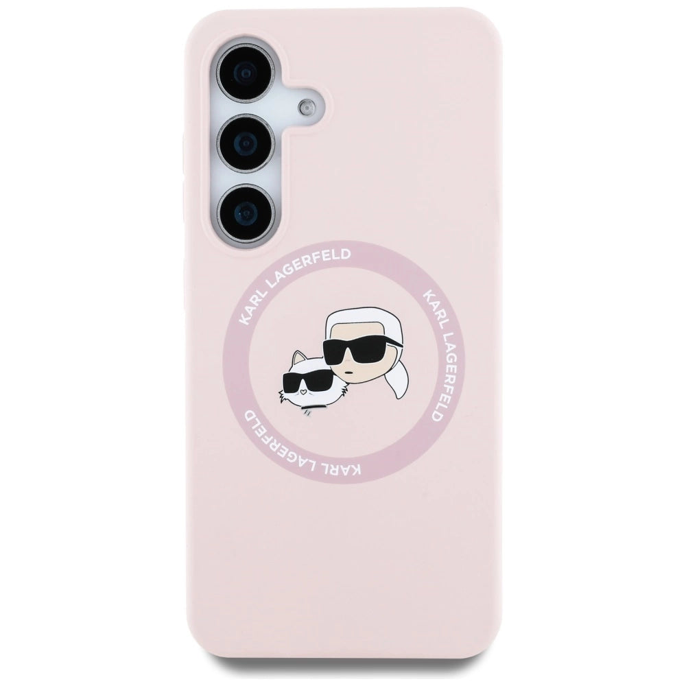 Etui Karl Lagerfeld Silicone Double Heads And Circle MagSafe Samsung – zdjęcie 3