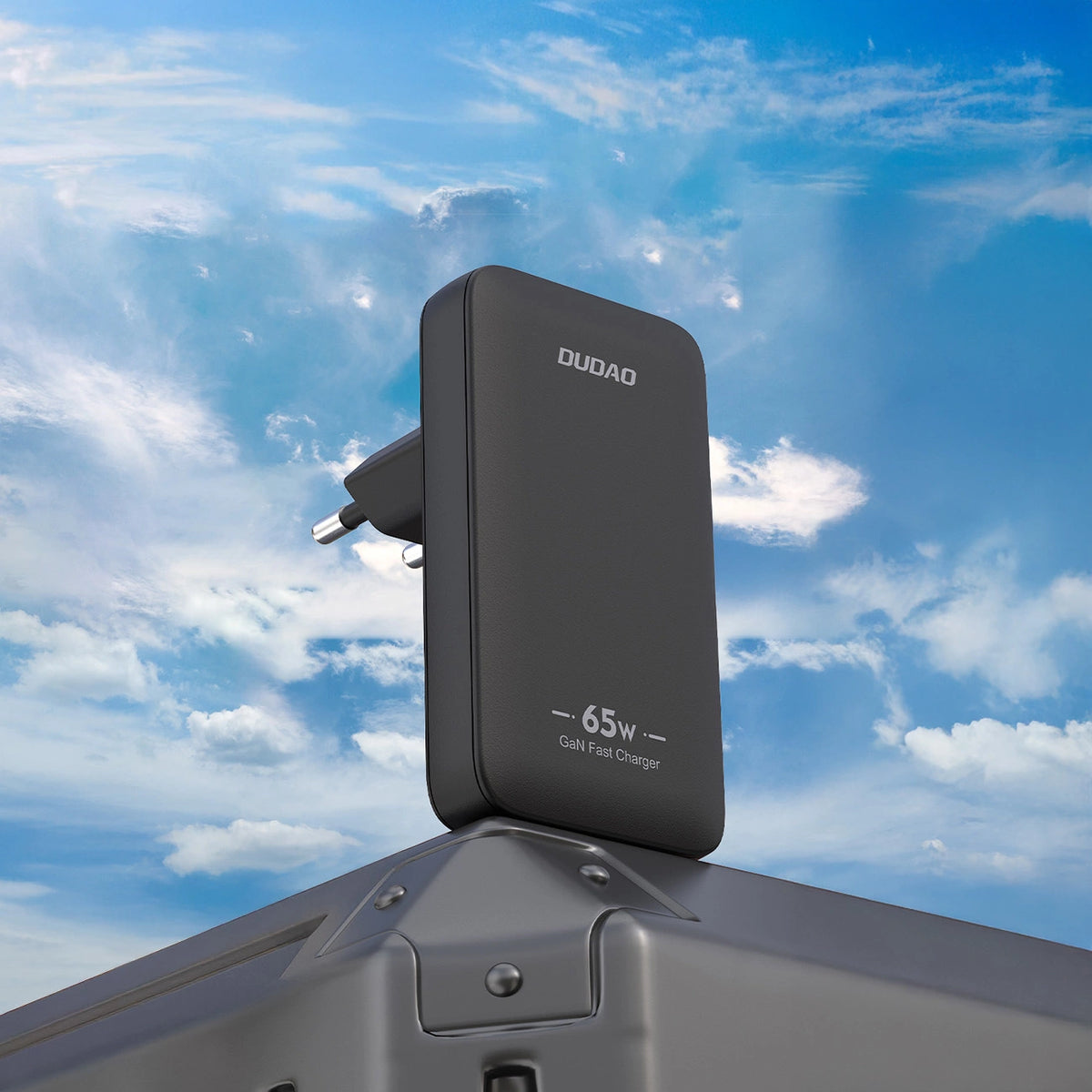 Ładowarka sieciowa podróżna GaN Dudao A65Q 65W USB-A / USB-C PD - czarna – zdjęcie 5