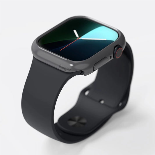 Etui Ringke Slim na Apple Watch 10 46 mm - przezroczyste i czarny mat