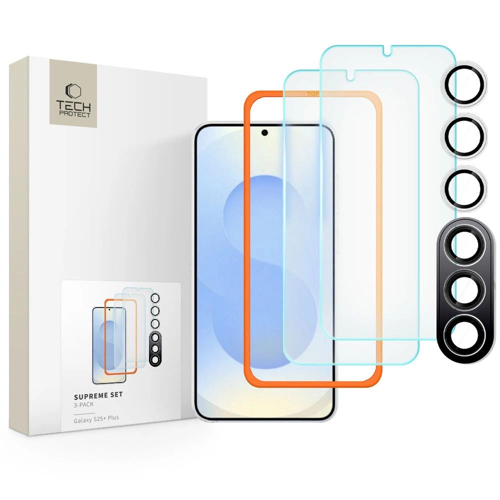 Zestaw Tech-Protect Supreme Set na Samsung na aparat - przezroczyste